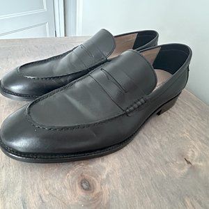 Banana Republic Men's Ortholite Black Leather Loafer 11.5M